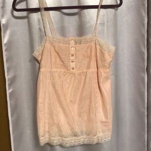 Satin and lace cami